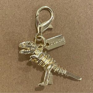Coach Gold-tone Dinosaur Charm with Lobster Clasp